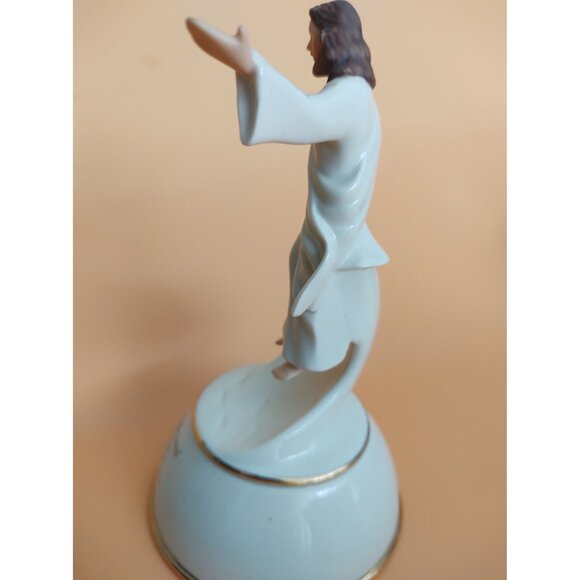 Ardleigh Elliot Footsteps In The Sand Heirloom Porcelain Music Box 2002 - Picture 13 of 15